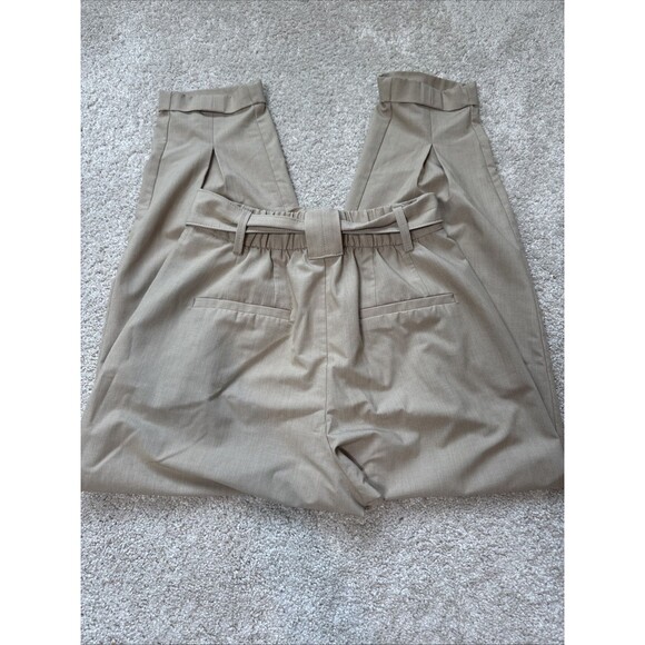 ASOS Bershka Balloon Fit Tailored Pants Tan Beige SZ 4 pants 26 waist *read* - Picture 15 of 15